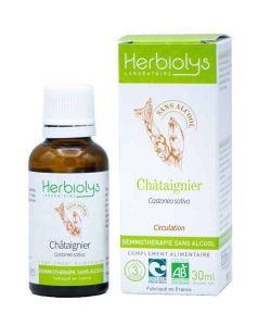 Châtaignier - bourgeon sans alcool BIO, 30 ml